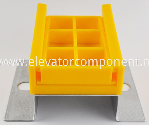 elevator traveling cable clamp with bracket